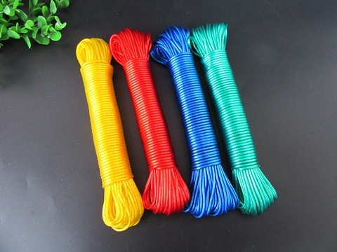 10Pcs x 20Meter Plastic Strong Clothes Washing Line Wire Rope - Click Image to Close