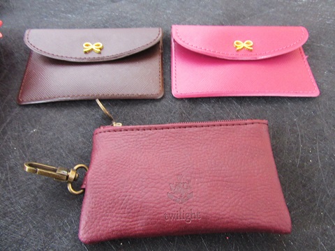 12 Leatherette Credit Card Holder Coin Bag Money Pocket Purse Gi - Click Image to Close