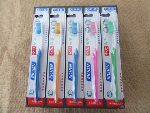 30Pcs Soft Skidproof Clean Toothbrushes Dental Care Brush Adult - Click Image to Close