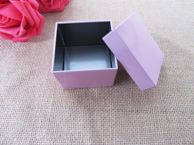 12Pcs Pink Square Boxes Storage Case Jewellery Wedding Gift Box - Click Image to Close