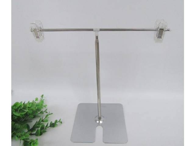 10Sets Adjustable Iron Shelf Jewelry Hanger Rack Display