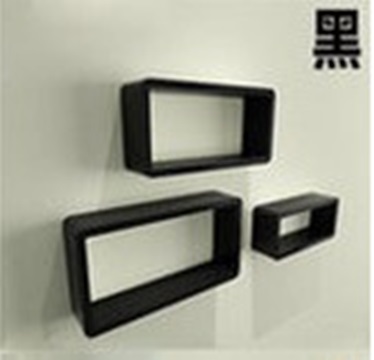 3Pcs 3in1 Wall Cube Shelf Set Storage Shelves Display - Click Image to Close