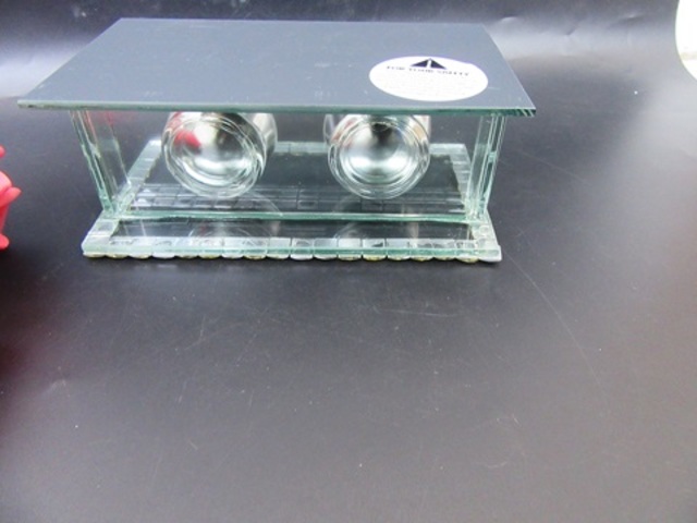 4Set Jeweled Double Votive Glass Candle Holder 4Set Jeweled Double Votive Glass Candle Holder