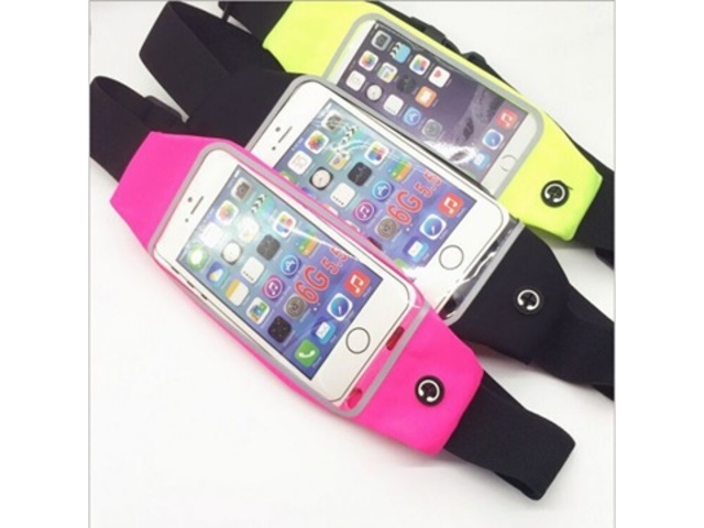 6Pcs Running Belt Waist Bag Sports Mobile Phone Pocket Case