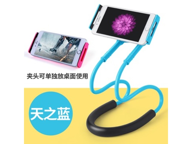 4Pcs Blue Universal Tablet Desktop Holder Bed Lazy Stand Mount F