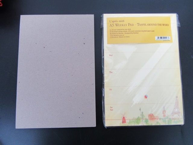 8Pcs A5 Travel Weekly Plan Schedule Memo Pad Notes