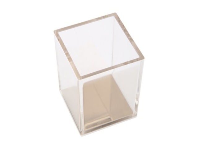 1X Acrylic Makeup Brush Holder Pen Pencil Holder Storage Contain 1X Acrylic Makeup Brush Holder Pen Pencil Holder Storage Contain