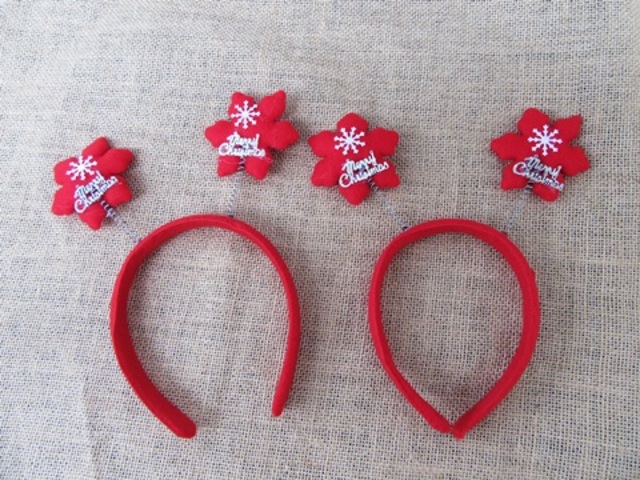 12X Christmas Headband Snowflake Headwear Hair Hoops Hairband 12X Christmas Headband Snowflake Headwear Hair Hoops Hairband