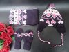 2x1Set Fashion Knitted Winter Warm Hat/Scarf/Gloves Set 2x1Set Fashion Knitted Winter Warm Hat/Scarf/Gloves Set