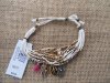 12Pcs White Fashion Eyeball Etc Multi-String Bracelet with Pouch 12Pcs White Fashion Eyeball Etc Multi-String Bracelet with Pouch