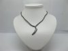 12 Hematite Beaded Necklaces Ivory Pendants 12 Hematite Beaded Necklaces Ivory Pendants