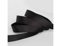 1Roll X 100Yards Black Grosgrain Ribbon 38mm