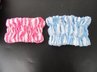 12Pcs Wash & Clean Elastic Wide Head Band Mixed Color