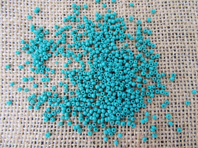 1Bag X 30000Pcs Opaque Glass Seed Beads 2mm Turquoise - Click Image to Close