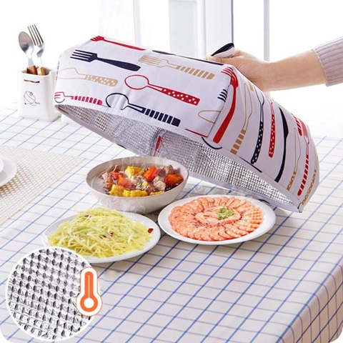 3Pcs Square Food Cover Anti Fly Mosquito Meal Cover Table - Click Image to Close