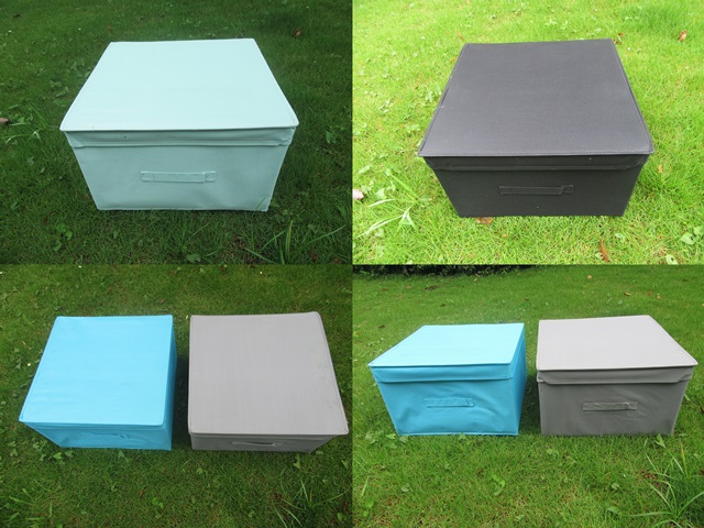 1Sets Fabric Storage Box Collapsible Organiser Storage Box Baske - Click Image to Close