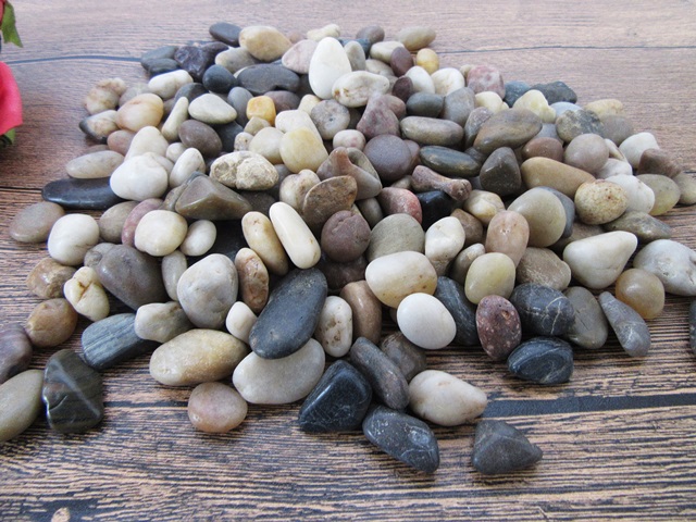 16Packets Polished River Stones Miniature Dollhouse Ornament - Click Image to Close