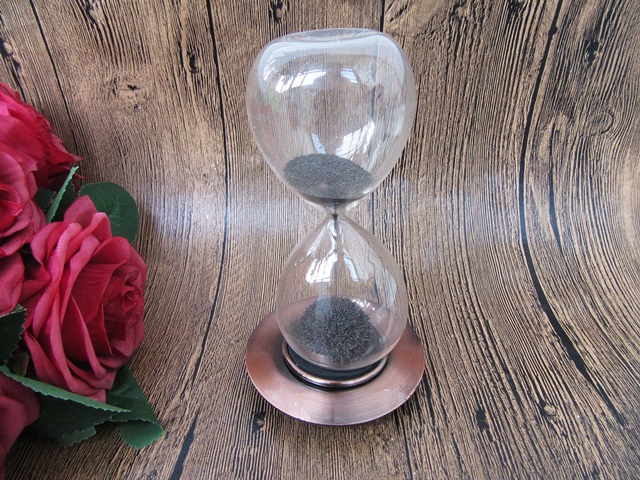 1X Magnetic Sand Timer Home Hourglass Magnetic Sculptures Decor - Click Image to Close