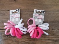 3Sheets X 15Pcs Elastic Rope Girls Hair Band Ties Hairband