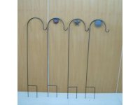 6X Garden Sheperd Hook Hanging Stand Multi Functional Metal Hook
