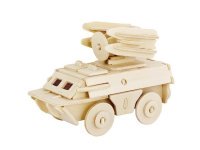 5Sets 3D Puzzles Armoured Car Woodcraft Kit Educational Toys