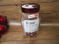 1X Glass Jars Food Storage Container Kitchen Beans Can Bottle