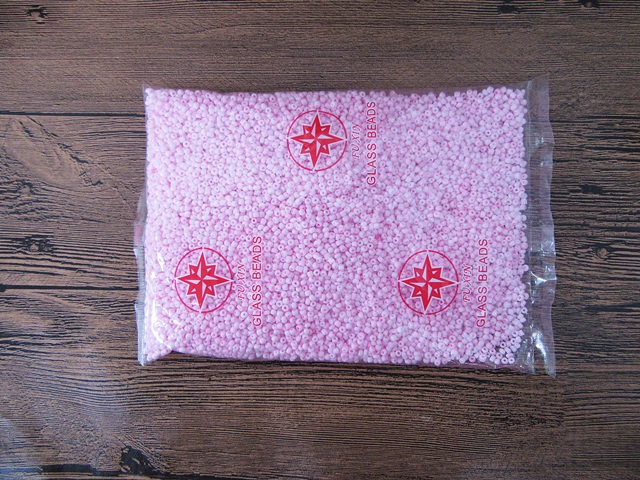 1Bag X 12000Pcs Opaque Glass Seed Beads 3mm Pink - Click Image to Close