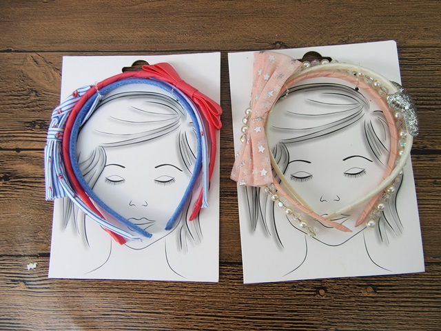 6Pkts X 3Pcs Headbands Hair Band Hair Hoop Assorted - Click Image to Close