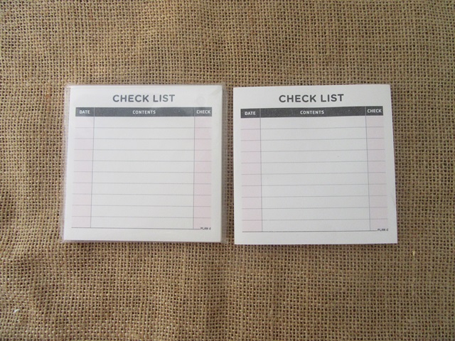 20Pcs Check List Memo Pad Notebooks