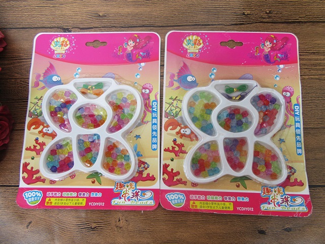 5Sets Kids DIY Toys String Beads Set Necklace Bracelet Kit - Click Image to Close