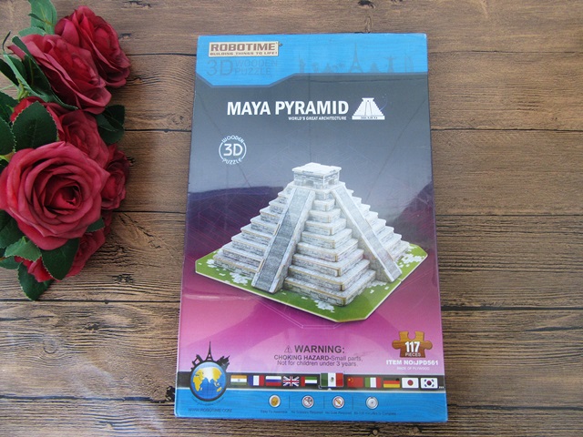 5Sets 3D Puzzles Maya Pyramid Model Jigsaw Puzzle - Click Image to Close