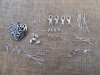 6Set Kids DIY Jewelry Making Accessories Charm Cord Clasp & Tool 6Set Kids DIY Jewelry Making Accessories Charm Cord Clasp & Tool
