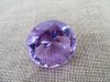 1X Purple Round Crystal Taper Ball 60x38mm 1X Purple Round Crystal Taper Ball 60x38mm