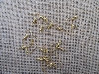 50Pkts X 20Pcs Golden Plated Ear Wire Hooks W/Bead Coil 20x20mm 50Pkts X 20Pcs Golden Plated Ear Wire Hooks W/Bead Coil 20x20mm