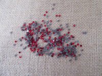 7500Pcs Red Round Facted Flatback Rhinestone 3mm Dia.