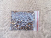 7500Pcs Golden Round Facted Flatback Rhinestone 3mm Dia.