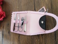 4Set Manicure Pedicure Set 4in1 Clipper Scissors Grooming Kit