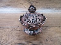 1X Incense Smoke Cone Aroma Burner Holder Stove 74x68mm