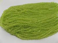 50strand x 40Pcs Green 4mm taper glass beads