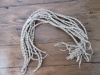 60Pcs Handmade Knitted Hemp Unfinished Necklaces Jewelry Accesso