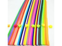 3x1350Pcs Origami Lucky Star Paper for Funny 7 Colors Mixed