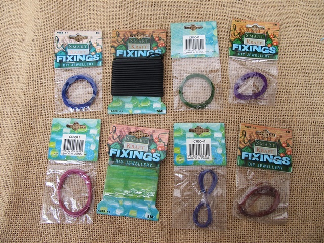 11Pkts Metal Wire Elastic Thread Cord for DIY Handcraft Assorted