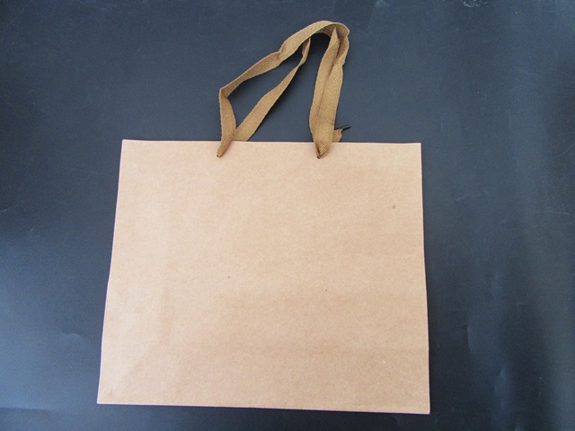 12Pcs Thick Kraft Paper Gift Carry Shopping Bag 32x11.5x27cm - Click Image to Close