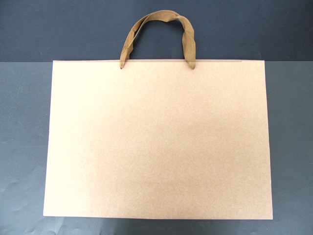 12Pcs Thick Kraft Paper Gift Carry Shopping Bag 39.5x28x12cm - Click Image to Close