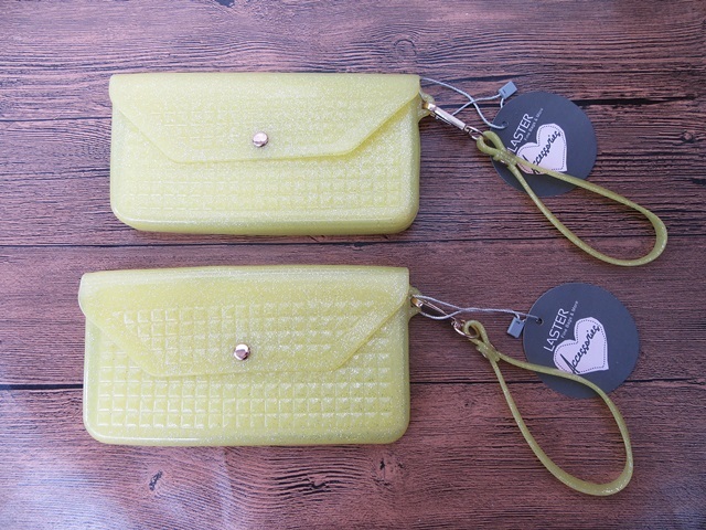 5Pcs Yellow Key Chain Holder Case Purse Wallet Bag 5Pcs Yellow Key Chain Holder Case Purse Wallet Bag