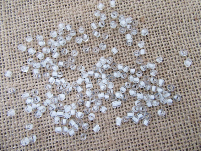 490Grams White Round Glass Seed Beads 2-5mm