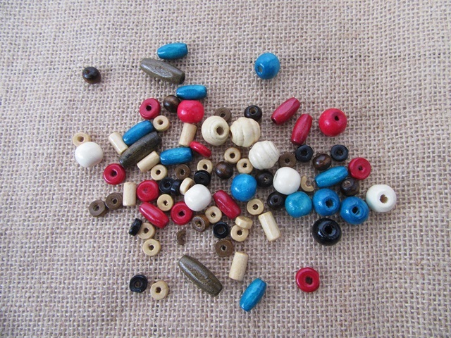 3Pkts X 50Grams Wooden Craft Beads for Jewellery Making Assorted 3Pkts X 50Grams Wooden Craft Beads for Jewellery Making Assorted