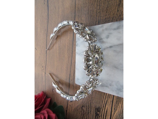 6Pcs Elegant Bridal Wedding Tiara Crown Rhinestone Headband