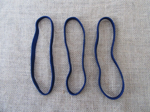 1Pc Blue Elastic Hair Bands Hair Ties 18cm Long - Click Image to Close