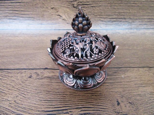 1X Incense Smoke Cone Aroma Burner Holder Stove 74x68mm - Click Image to Close